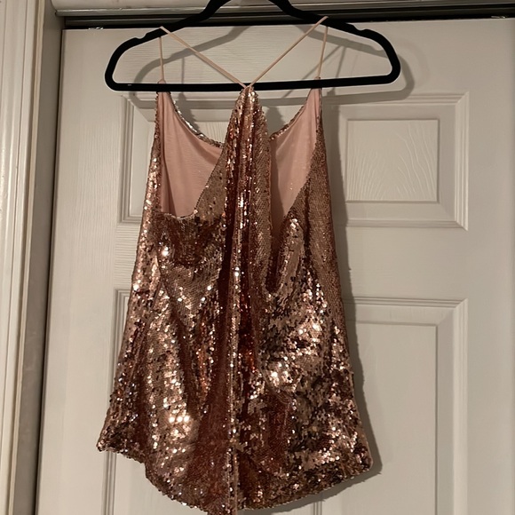 Anna-kaci sequin rose gold top, size XXL - Picture 4 of 5